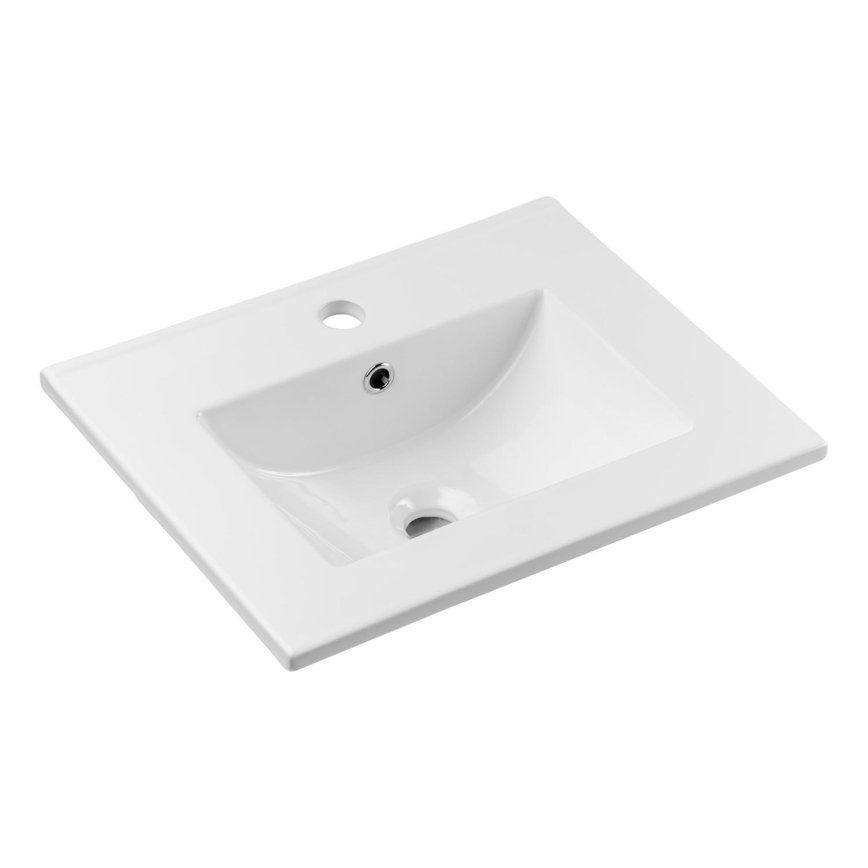 COMAD UM-2050RB DANCE 50 DP - Iebūvējama izlietne DANCE 52x40 cm keramika/matēts balts