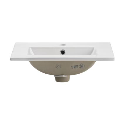 COMAD UM-2050RB DANCE 50 DP - Iebūvējama izlietne DANCE 52x40 cm keramika/matēts balts