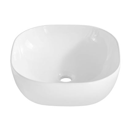 COMAD UM-6252 SMILE 40 DP - Galda virsmas izlietne SMILE 41x41 cm keramika/spīdīgi balta