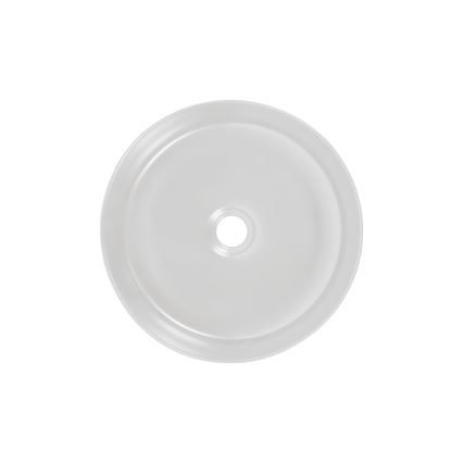 COMAD UM-6259 SIMPLE 8. - Galda virsmas izlietne SIMPLE d. 36 cm keramika/matēts balts/matēts melna