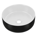 COMAD UM-6259 SIMPLE 8. - Vienkāršs uz virsmas uzstādāms izlietne SIMPLE diametrs 36 cm keramika/matēti balta/matēti melna