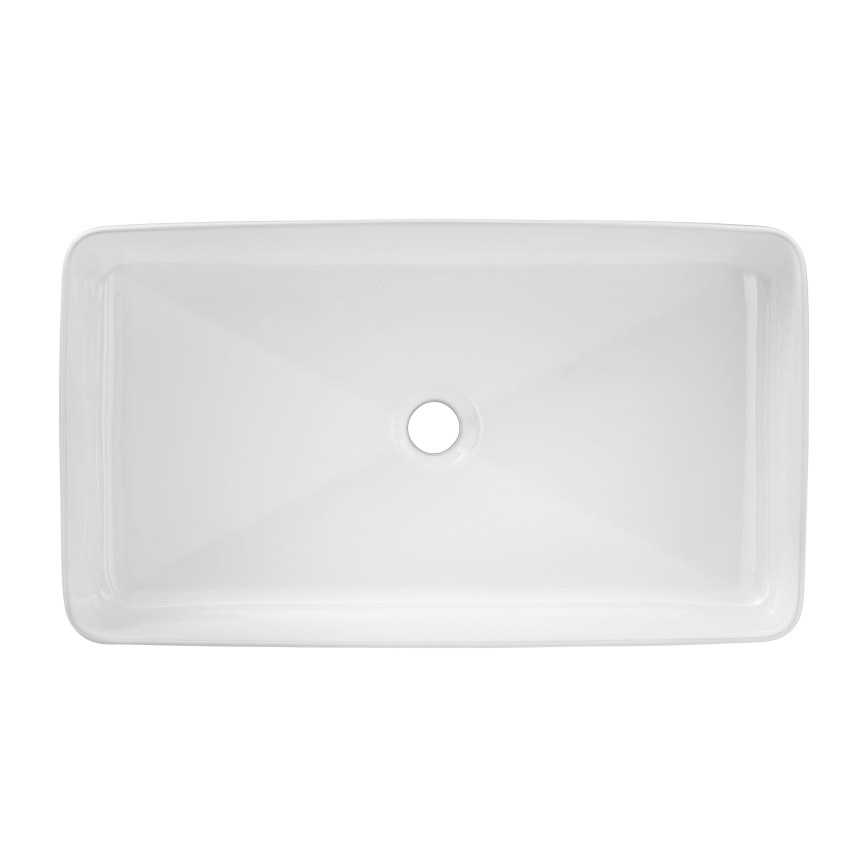 COMAD UM-6275 SLIM 60 BALTS DP - Galda virsmas izlietne SLIM 61x34 cm keramika/spīdīgi balta