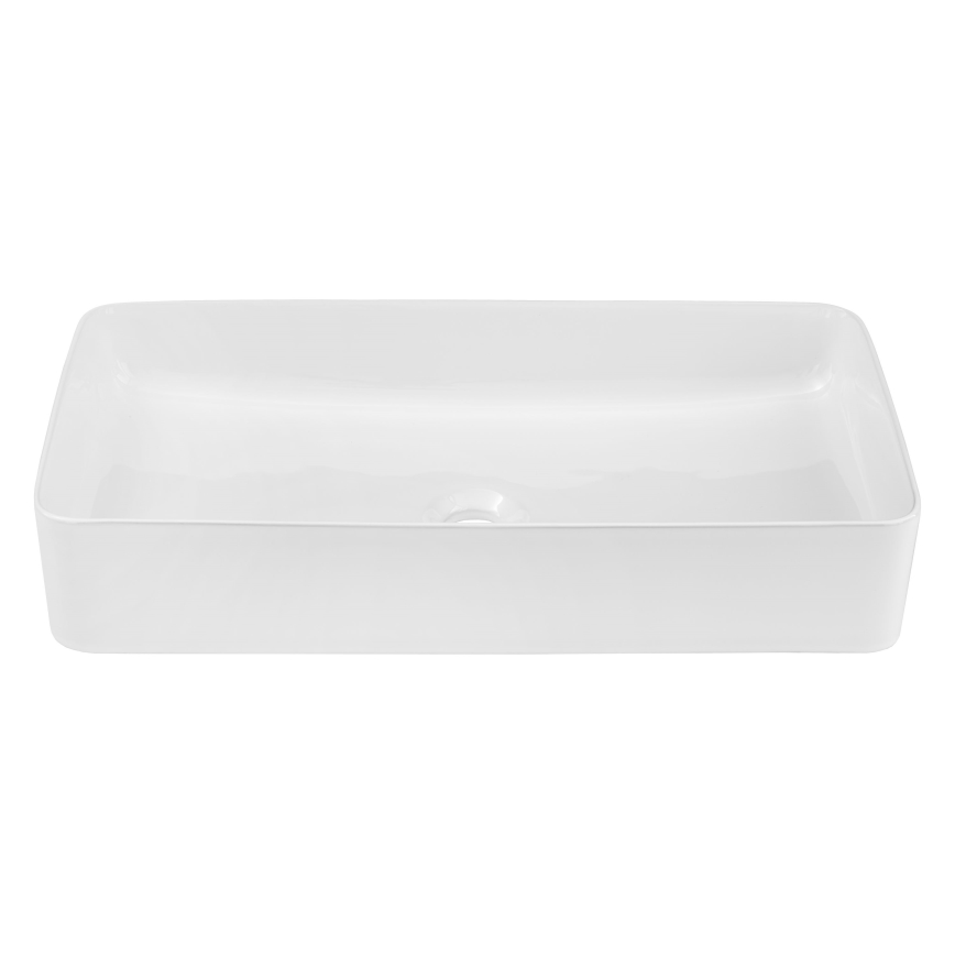 COMAD UM-6275 SLIM 60 BALTS DP - Galda virsmas izlietne SLIM 61x34 cm keramika/spīdīgi balta