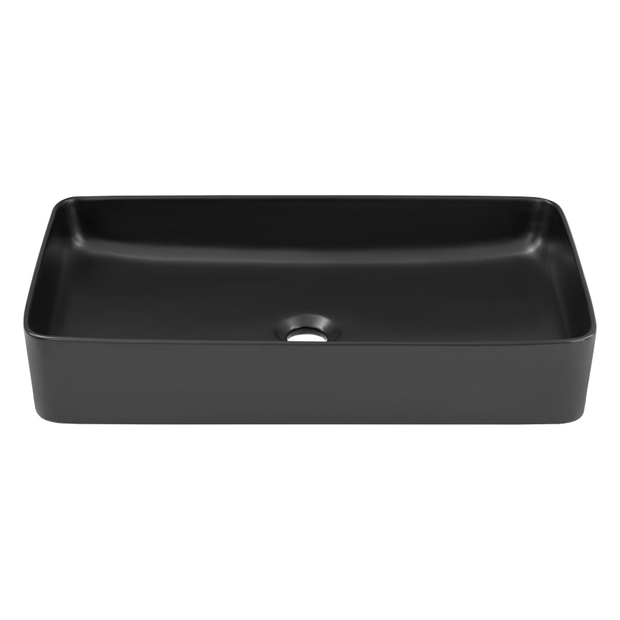 COMAD UM-6275 SLIM 60 BLACK DP - Galda virsmas izlietne SLIM 61x34 cm keramika/matēts melna