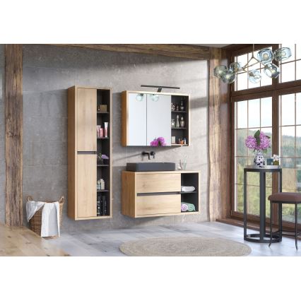 COMAD UM-6276 SLIM 40 BLACK DP - Galda virsmas izlietne SLIM 37x37 cm keramika/matēts melna