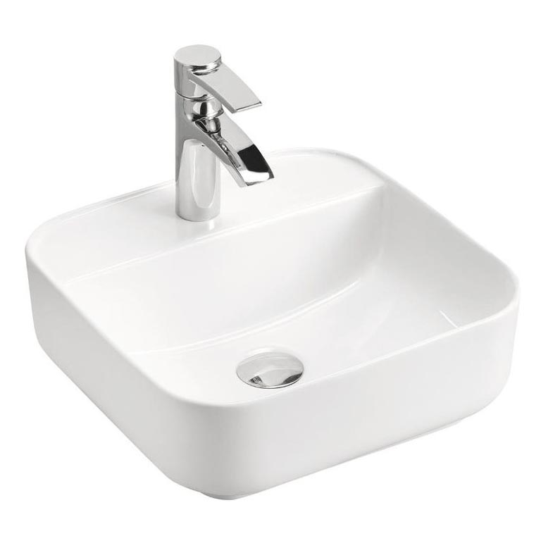 COMAD UM-6288 MAGIC 40 DP - Galda virsmas izlietne MAGIC 40x40 cm keramika/spīdīgi balta