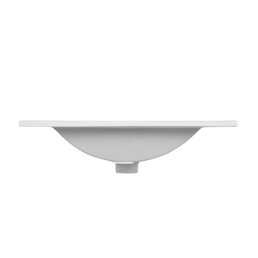 COMAD UM-CFP LAVA 50D - Iebūvējama izlietne LAVA 51x46 cm keramika/spīdīgi balta