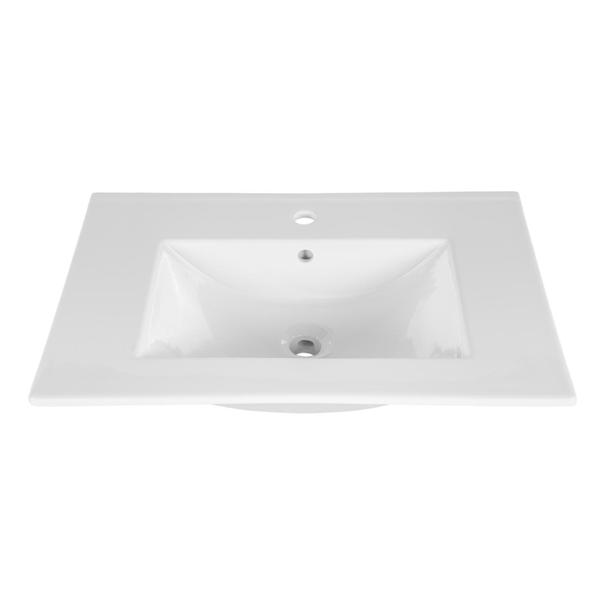 COMAD UM-CFP LAVA 80D - Iebūvējama izlietne LAVA 81x46 cm keramika/spīdīgi balta
