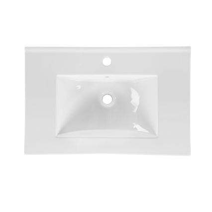 COMAD UM-CFP LAVA 80D - Iebūvējama izlietne LAVA 81x46 cm keramika/spīdīgi balta