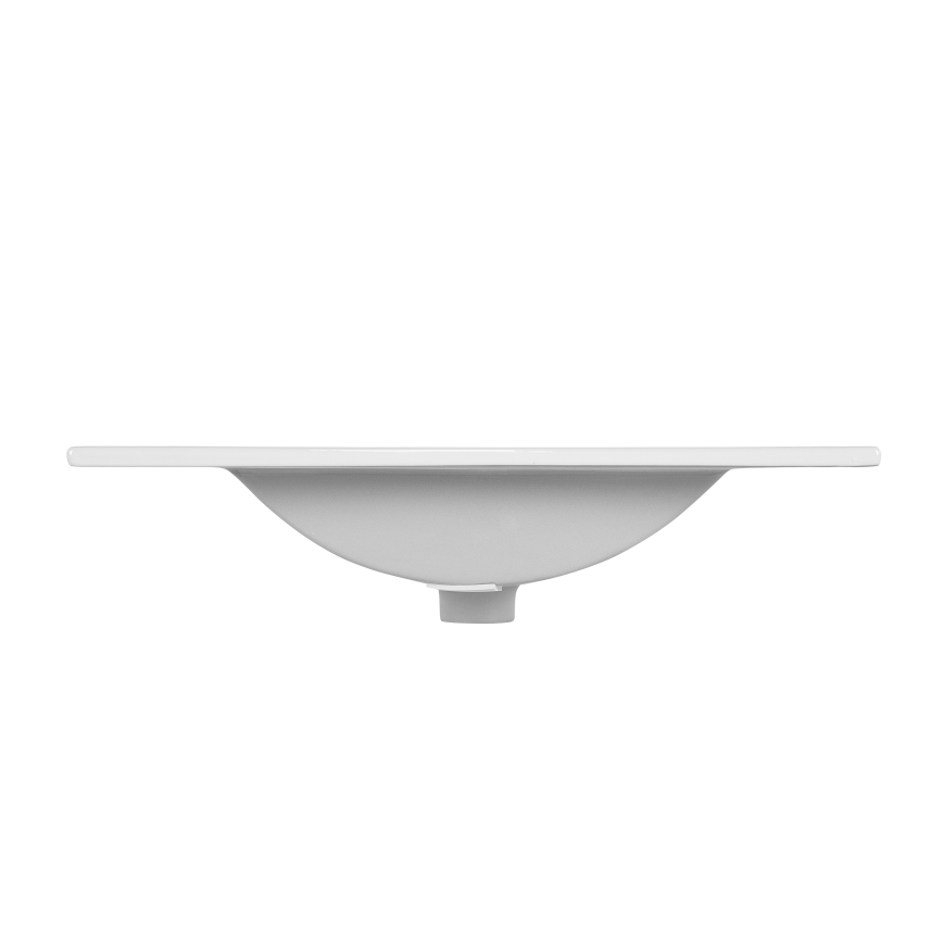 COMAD UM-CFP LAVA 80D - Iebūvējama izlietne LAVA 81x46 cm keramika/spīdīgi balta