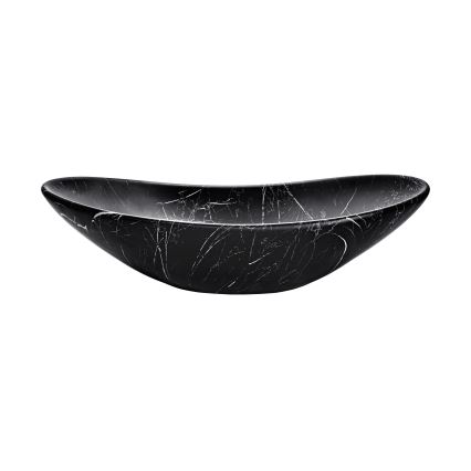 COMAD UN-LENA-MB2 - Galda virsmas izlietne LENA 61,5x36 cm keramika/matēts melna