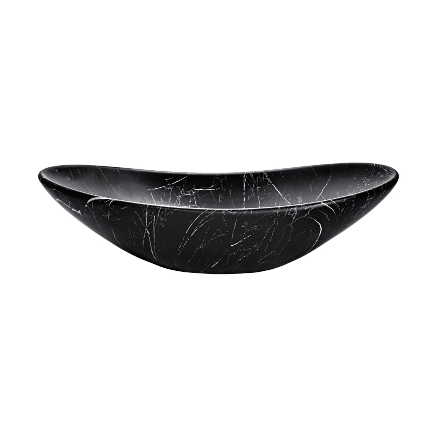 COMAD UN-LENA-MB2 - Galda virsmas izlietne LENA 61,5x36 cm keramika/matēts melna