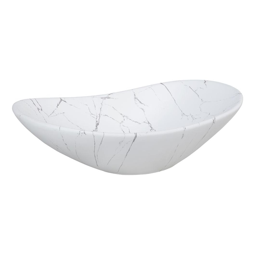 COMAD UN-LENA-MW17 - Galda virsmas izlietne LENA 61,5x36 cm keramika/matēts balts