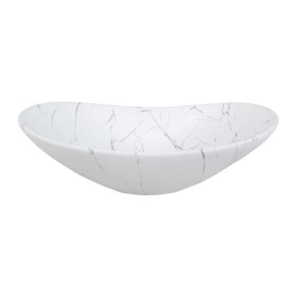 COMAD UN-LENA-MW17 - Galda virsmas izlietne LENA 61,5x36 cm keramika/matēts balts
