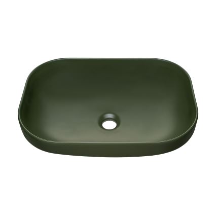 COMAD UN-NELI-MFG - Galda virsmas izlietne NELI 50,4x35,2 cm keramika/matēts zaļa