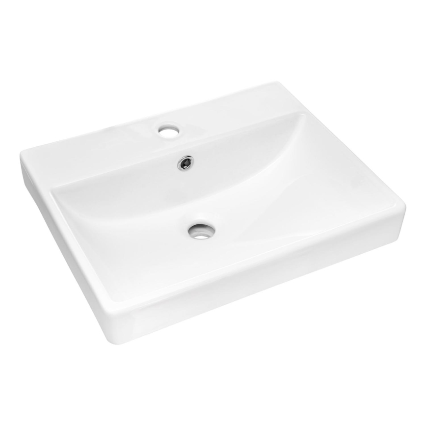 COMAD UN-RITA-GW-50 - Galda virsmas izlietne RITA 50x40 cm keramika/spīdīgi balta