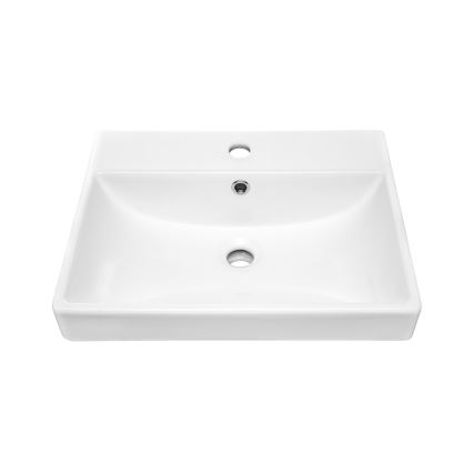 COMAD UN-RITA-GW-50 - Galda virsmas izlietne RITA 50x40 cm keramika/spīdīgi balta