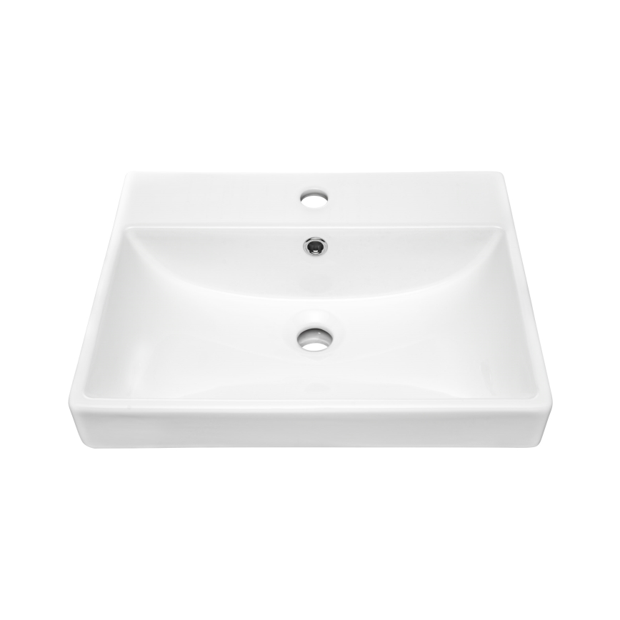 COMAD UN-RITA-GW-50 - Galda virsmas izlietne RITA 50x40 cm keramika/spīdīgi balta