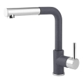 Concept BDG4527DG - Izlietnes jaucējkrāns ar izvelkamu izsmidzinātāju 26,9 cm, granīts/tumši pelēks