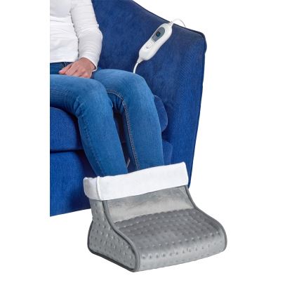 Concept BV1020 - Elektriskais sildāmais zābaks 100W/230V 30x30 cm pelēks/balts