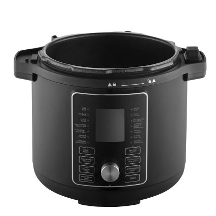 Concept CK8000 - Multifunkcionāla elektriskā spiedkanna un karstgaisa fritēze 5,6 l 11 vienā 1500W/230V melna