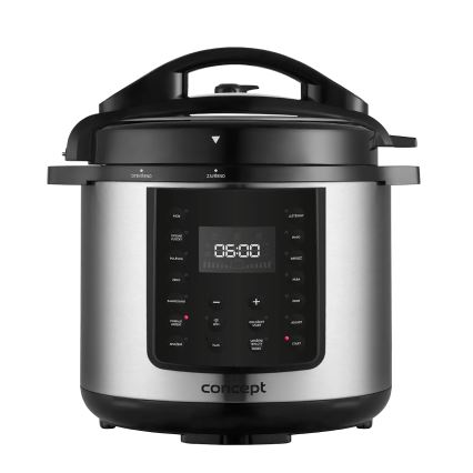 Concept CK8001 - Multifunkcionāls elektriskais spiedkatls 5,6 l 1000W/230V Wi-Fi nerūsējošais tērauds