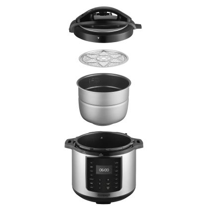Concept CK8001 - Multifunkcionāls elektriskais spiedkatls 5,6 l 1000W/230V Wi-Fi nerūsējošais tērauds