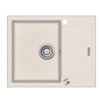 Concept DG05C45BE - Virtuves izlietne CUBIS 50x62 cm granīts/bēšs