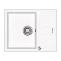 Concept DG05C45WH - Virtuves izlietne CUBIS 50x62 cm granīta/balta