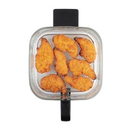 Concept FR5500 - Karstā gaisa fritēšanas ierīce GLASS & FAST 5,5 l 1200W/230V melna