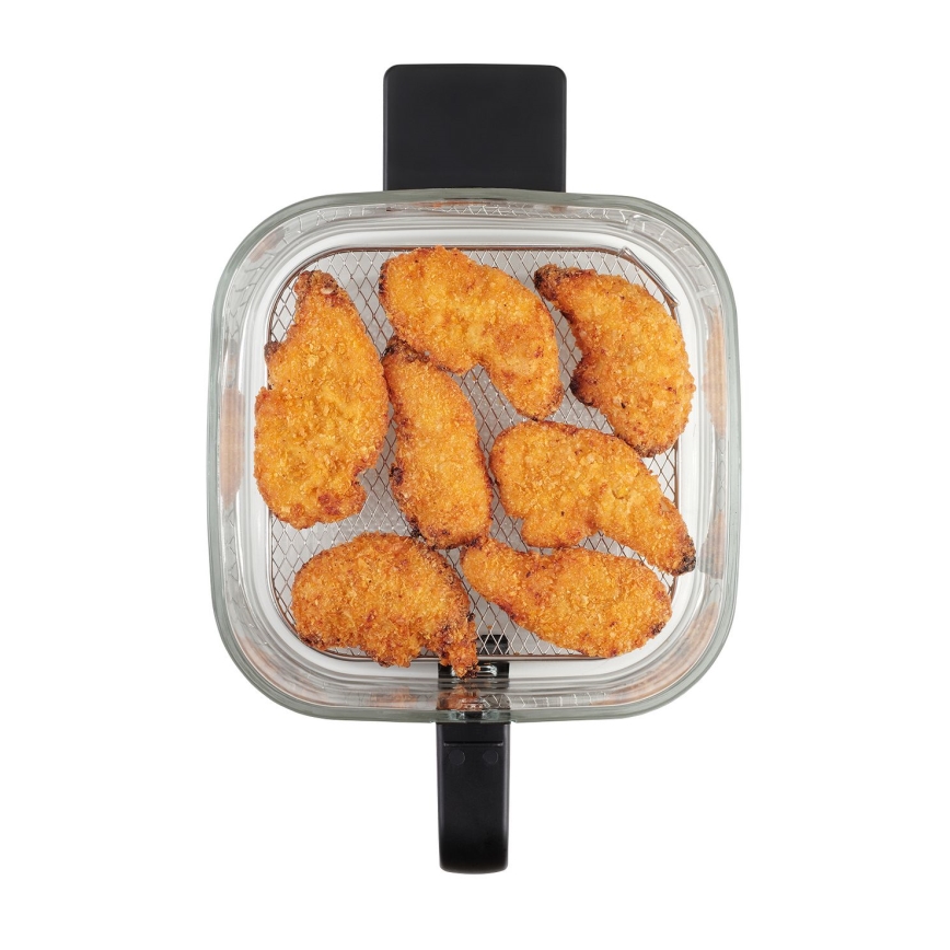Concept FR5500 - Karstā gaisa fritēšanas ierīce GLASS & FAST 5,5 l 1200W/230V melna