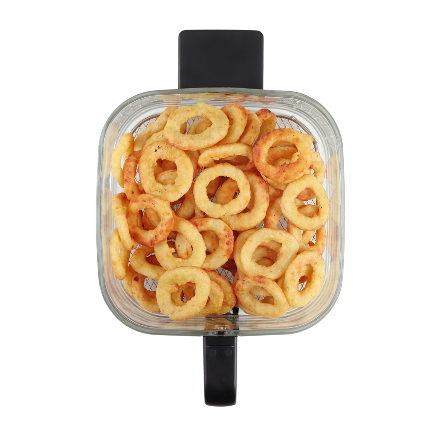 Concept FR5500 - Karstā gaisa fritēšanas ierīce GLASS & FAST 5,5 l 1200W/230V melna