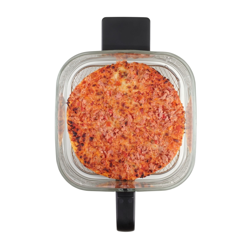 Concept FR5500 - Karstā gaisa fritēšanas ierīce GLASS & FAST 5,5 l 1200W/230V melna