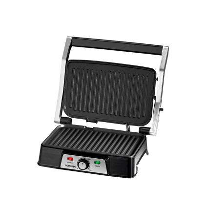 Concept ge2005 - Kontaktgrils 1500W/230V nerūsējošs tērauds/melna