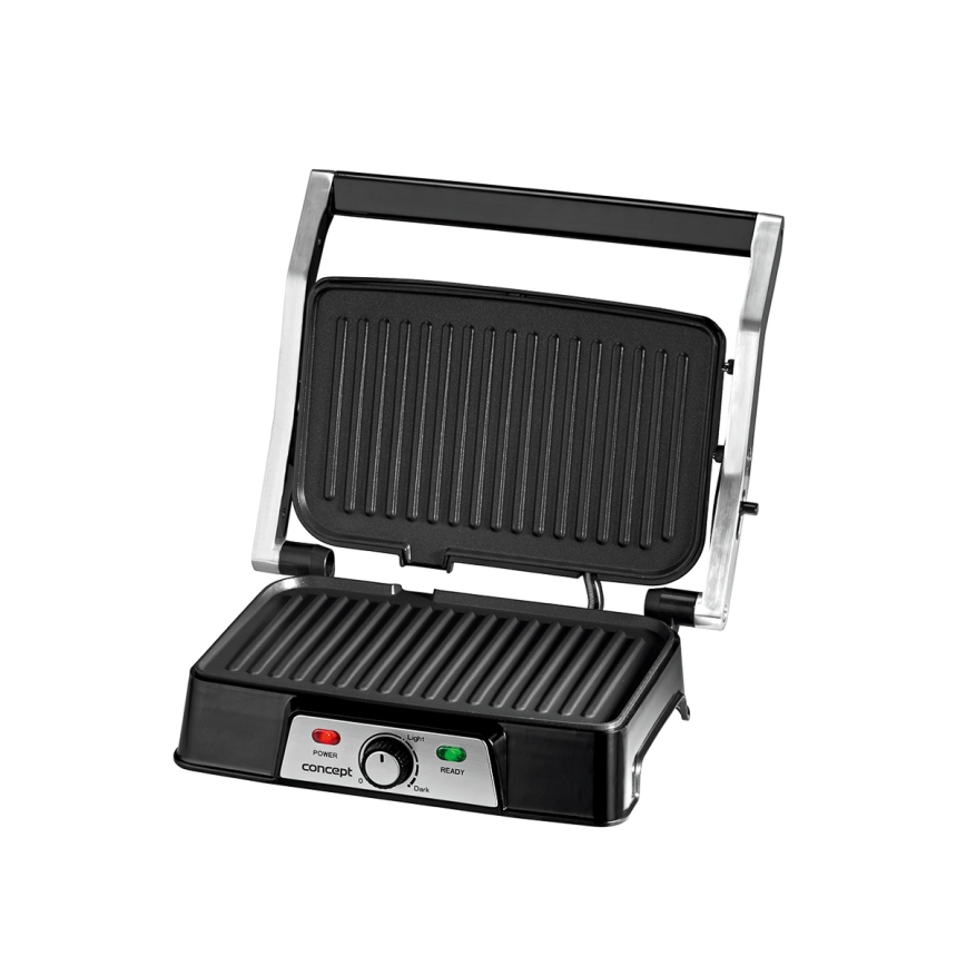 Concept ge2005 - Kontaktgrils 1500W/230V nerūsējošs tērauds/melna