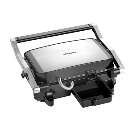 Concept ge2005 - Kontaktgrils 1500W/230V nerūsējošs tērauds/melna