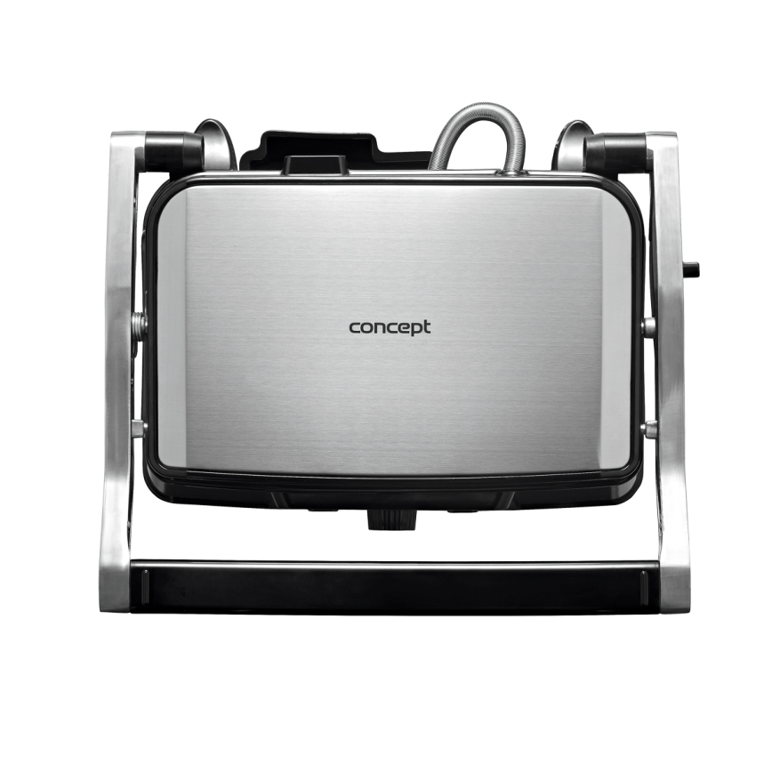 Concept ge2005 - Kontaktgrils 1500W/230V nerūsējošs tērauds/melna