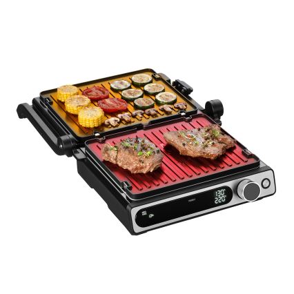 Concept ge3500 - Kontaktgrils ar temperatūras zondi 2000W/230V melna