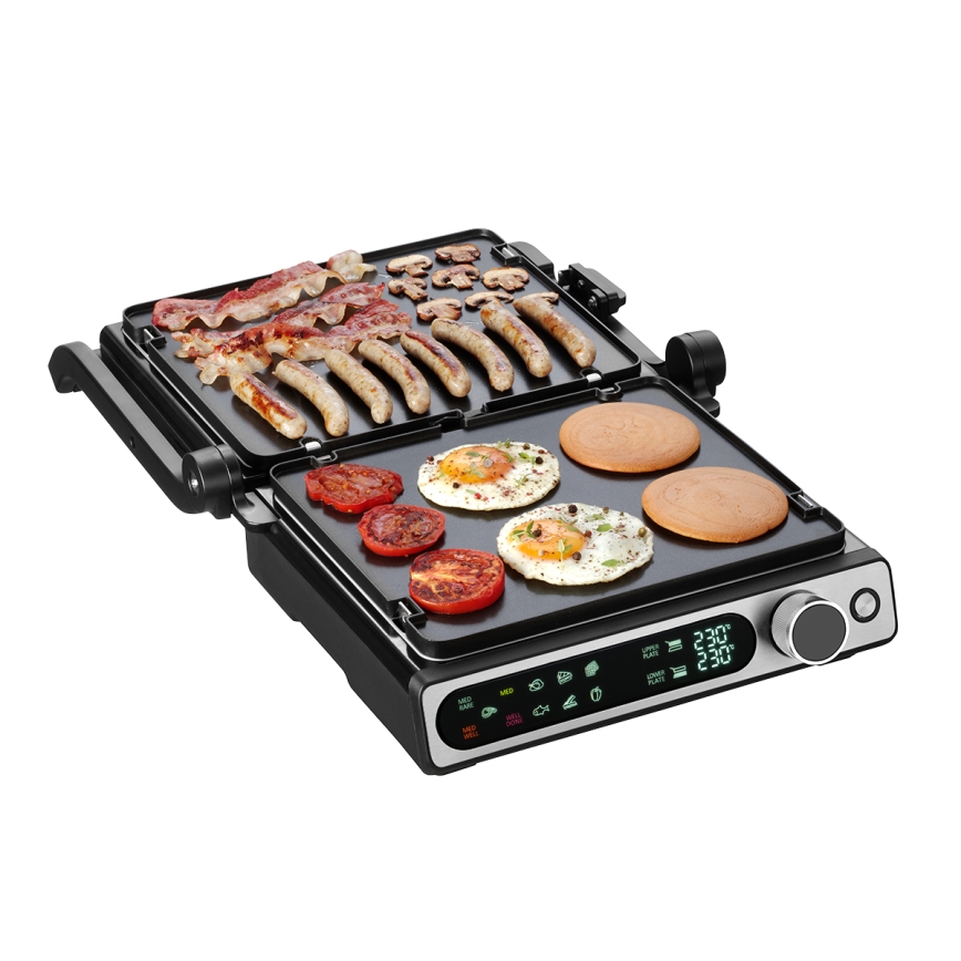 Concept ge3500 - Kontaktgrils ar temperatūras zondi 2000W/230V melna
