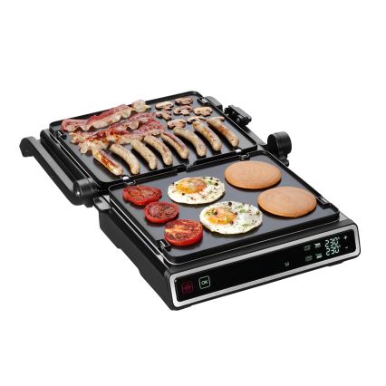 Concept ge3550 - Kontaktgrils ar temperatūras zondi 2000W/230V melna