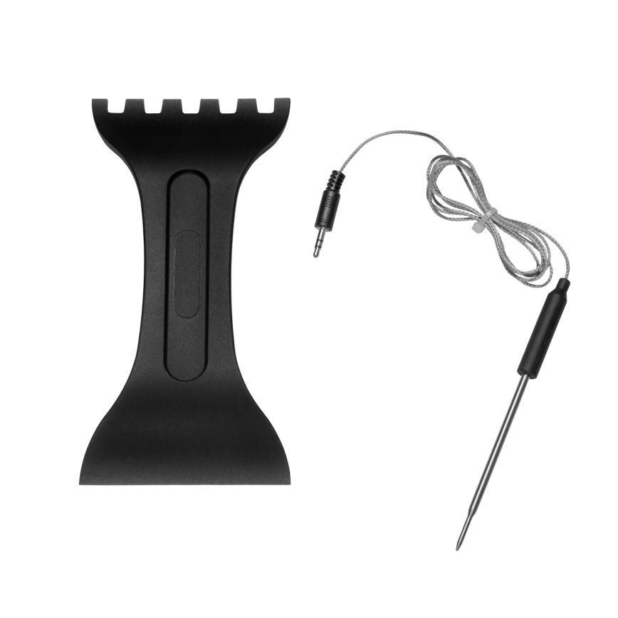 Concept ge3600 - Kontaktgrils ar temperatūras zondi GLASS 2000W/230V melna