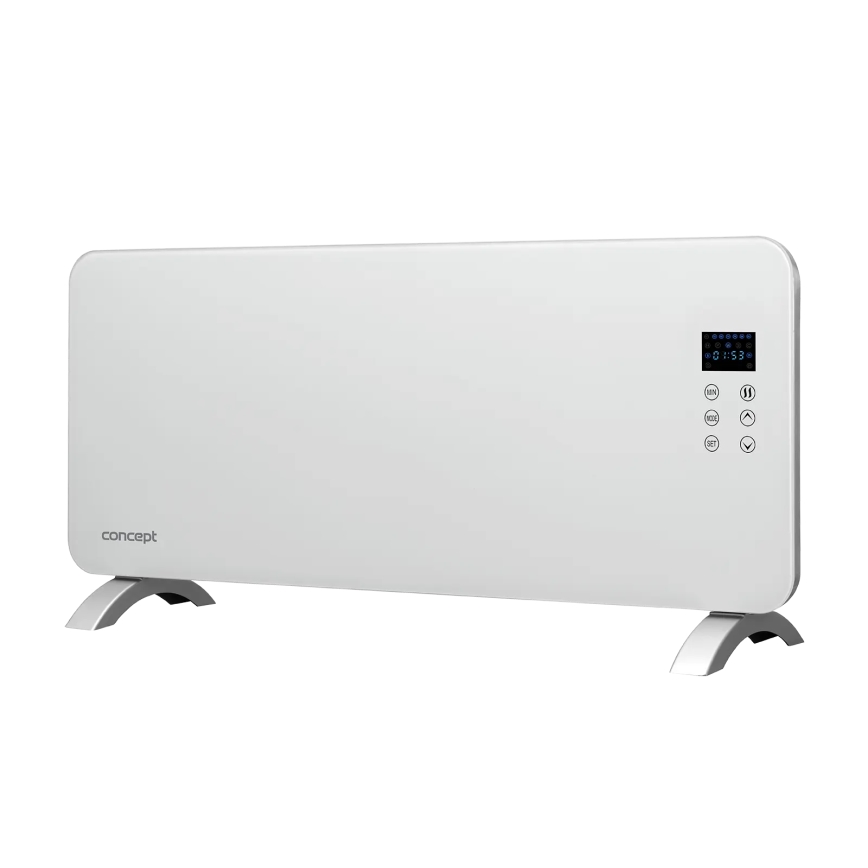 Concept KS4000 - elektriskais tiešsildītājs/konvektors 1000/2000 W, IP24, balts, ar tālvadības pulti
