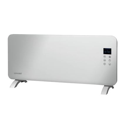 Concept KS4000 - elektriskais tiešsildītājs/konvektors 1000/2000 W, IP24, balts, ar tālvadības pulti