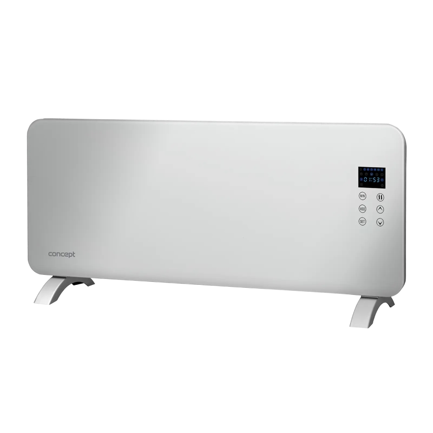 Concept KS4000 - elektriskais tiešsildītājs/konvektors 1000/2000 W, IP24, balts, ar tālvadības pulti