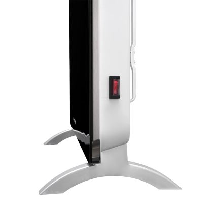 Concept KS4010 - Elektriskais tiešais sildītājs/konvektors 1000/2000W IP24 melns, ar tālvadības pulti