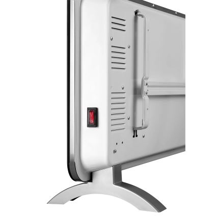 Concept KS4010 - Elektriskais tiešais sildītājs/konvektors 1000/2000W IP24 melns, ar tālvadības pulti