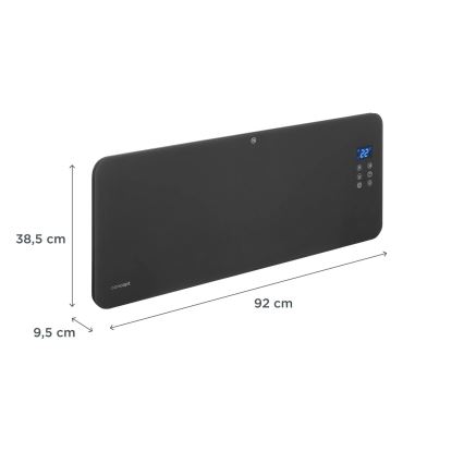 Concept KS4100 - Viedais elektriskais tiešsildītājs/konvektors 1000/2000 W Wi‑Fi IP24, pelēks