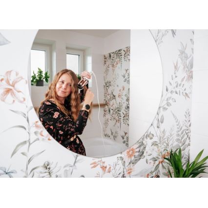 Concept KT2140 - trīskāršā matu lokšķere GLAM STYLE 100W/230V balta/rozā zelta