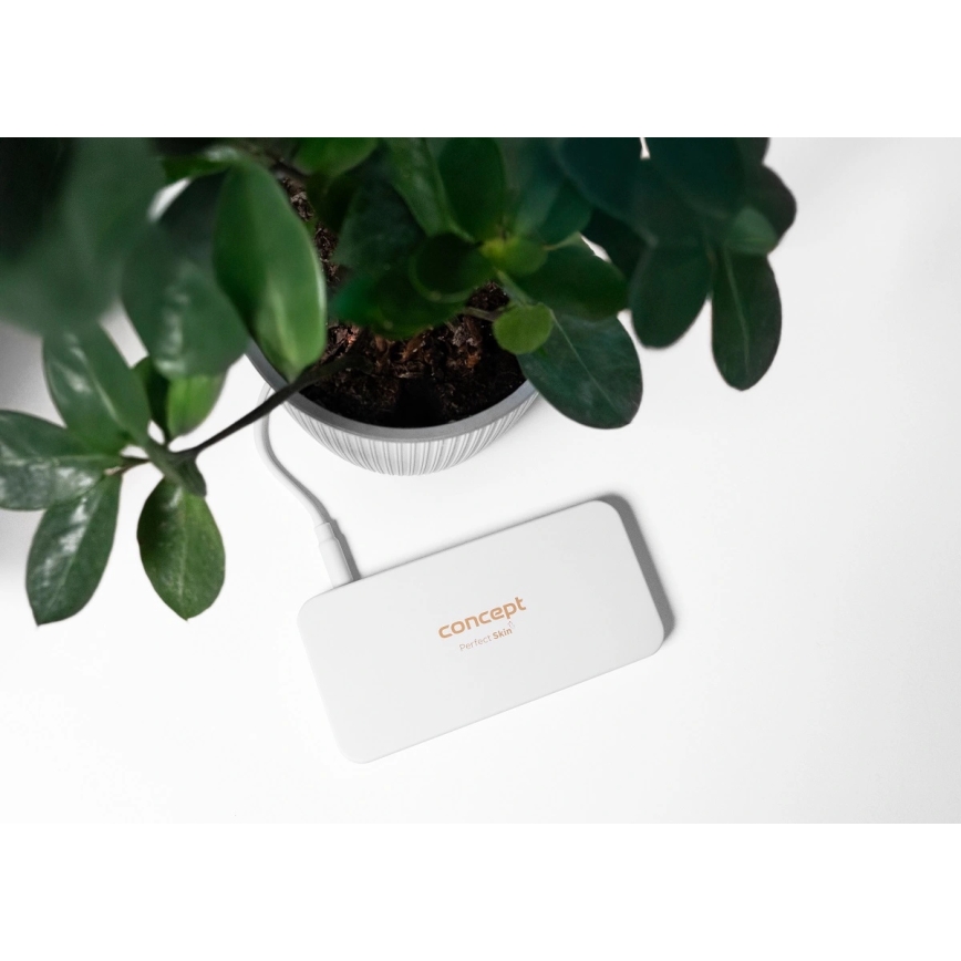 Concept KZ2010 - LED kabatas kosmētikas spogulis PERFECT SKIN LED/1,5W/5V 4500-5500K 300 mAh balts