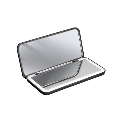 Concept KZ2020 - LED Kabatas kosmētiskais spogulis PERFECT SKIN LED/1,5W/5V 4500-5500K 300 mAh melns